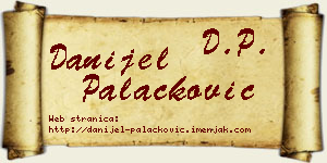 Danijel Palačković vizit kartica